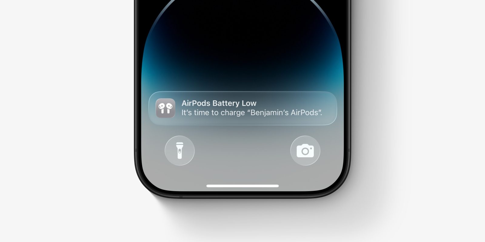 iOS 26 can notify you when your AirPods case is running out of battery